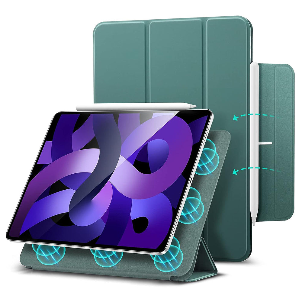 Custodia per Apple iPad Air 11 (2024) / Air (2022) / Air (2020) / Pro 11 (2018), ESR, Rebound, Verde Satinato