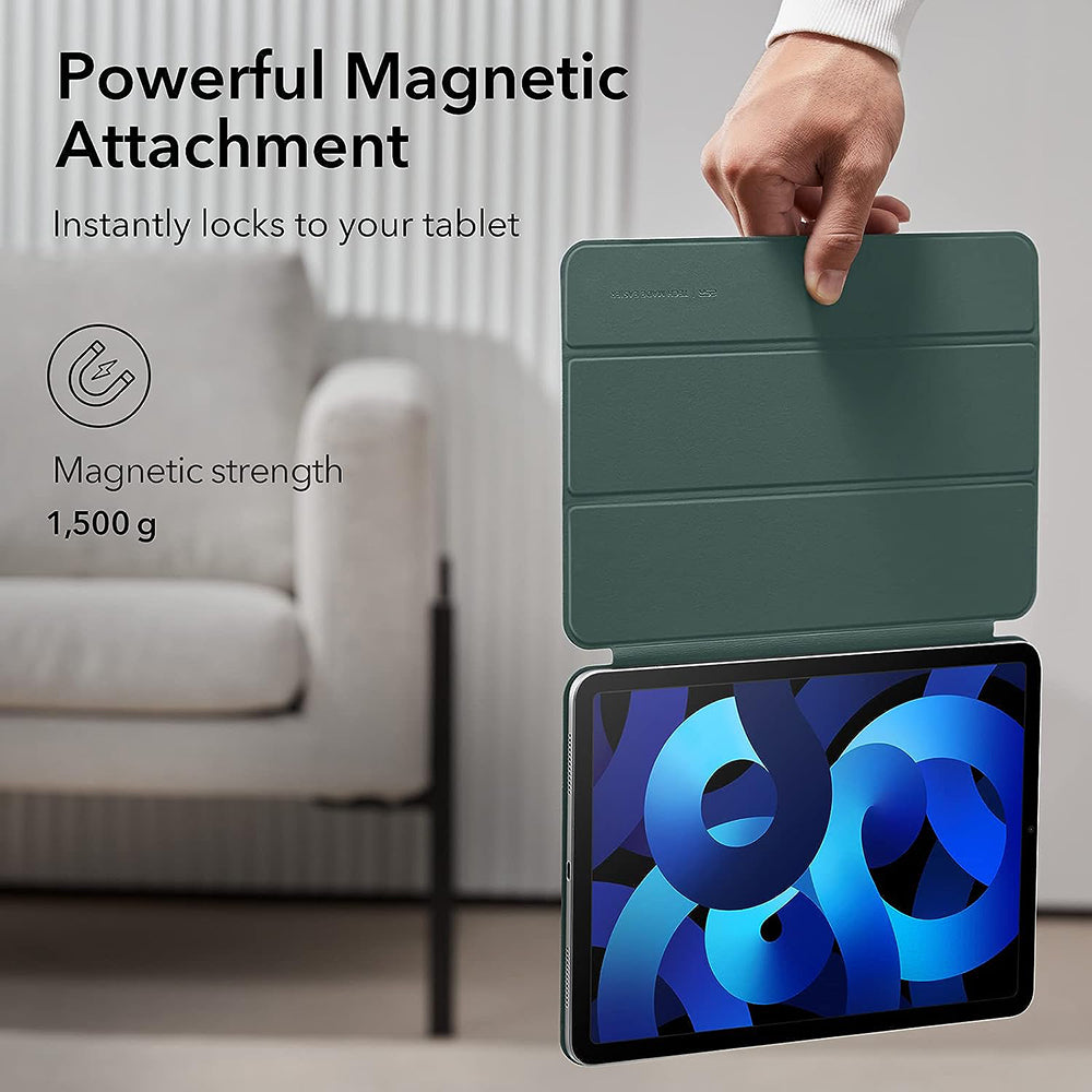 Custodia per Apple iPad Air 11 (2024) / Air (2022) / Air (2020) / Pro 11 (2018), ESR, Rebound, Verde Satinato