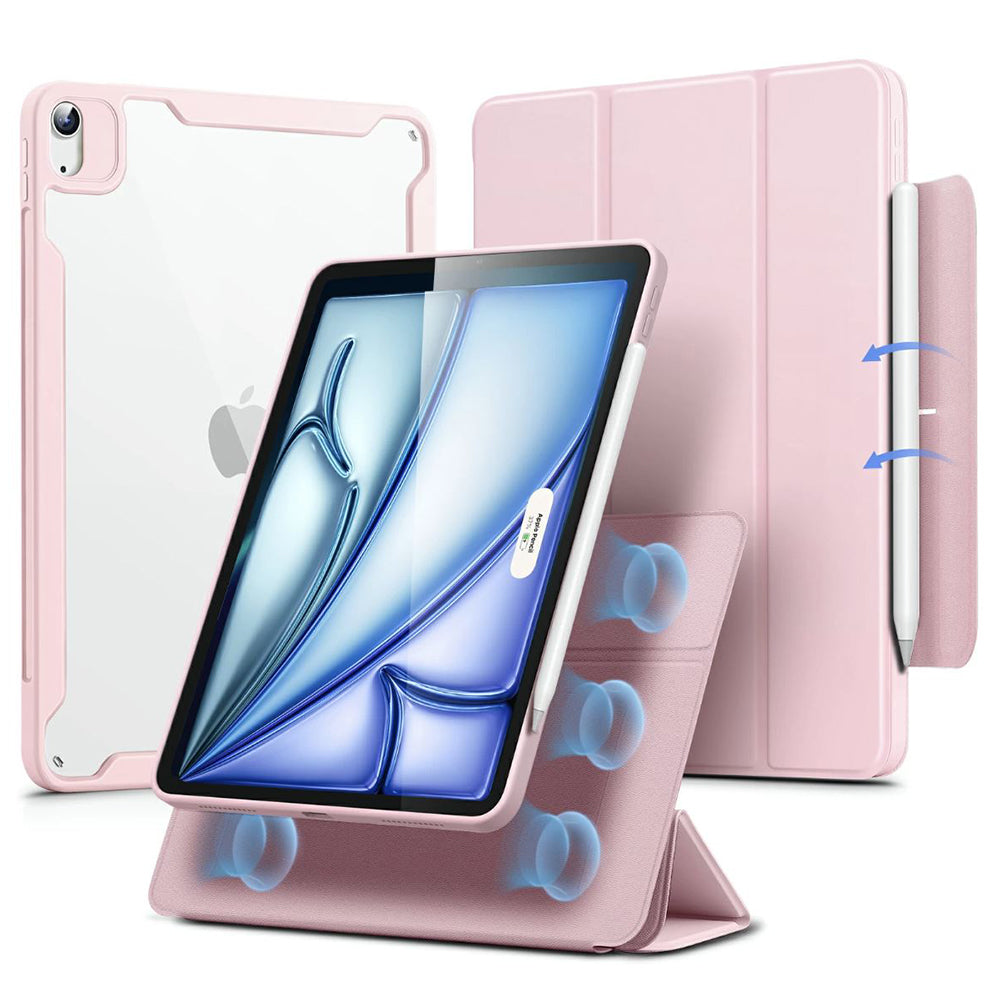 Custodia per Apple iPad Air 11 (2026) / iPad Air 11 (2025) / Air 11 (2024) / Air (2022) / Air (2020), ESR, Rebound Hybrid, Rosa