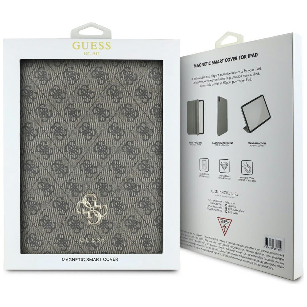 Custodia per Apple iPad Air 13 (2026) / Air 13 (2025) / Air 13 (2024), Guess, 4G Big Logo, Marrone