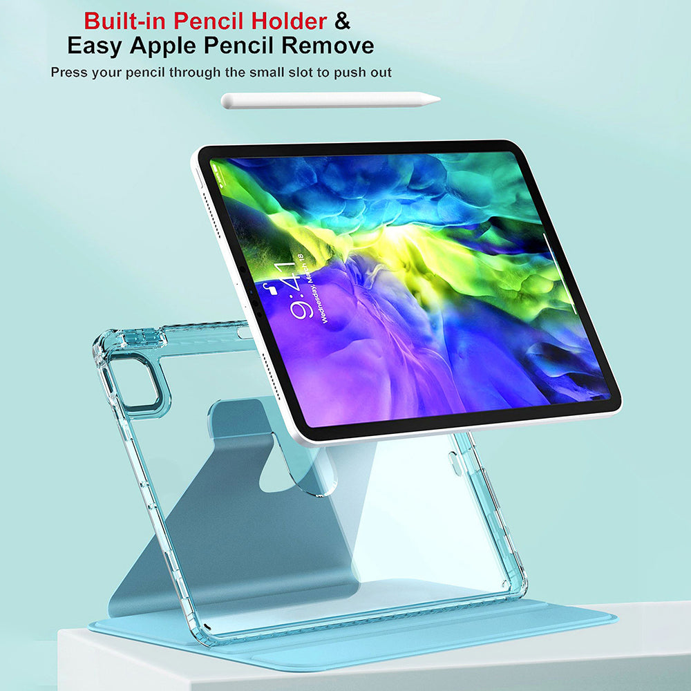 Custodia per Apple iPad Pro 11 (2024), Techsuit, Crystal Vision, Viola
