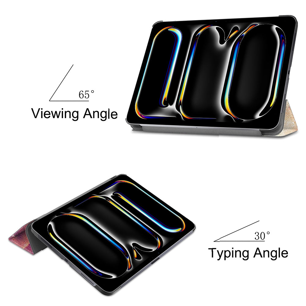 Custodia per Apple iPad Pro 11 (2024), Techsuit, FoldPro Galaxy, Multicolore