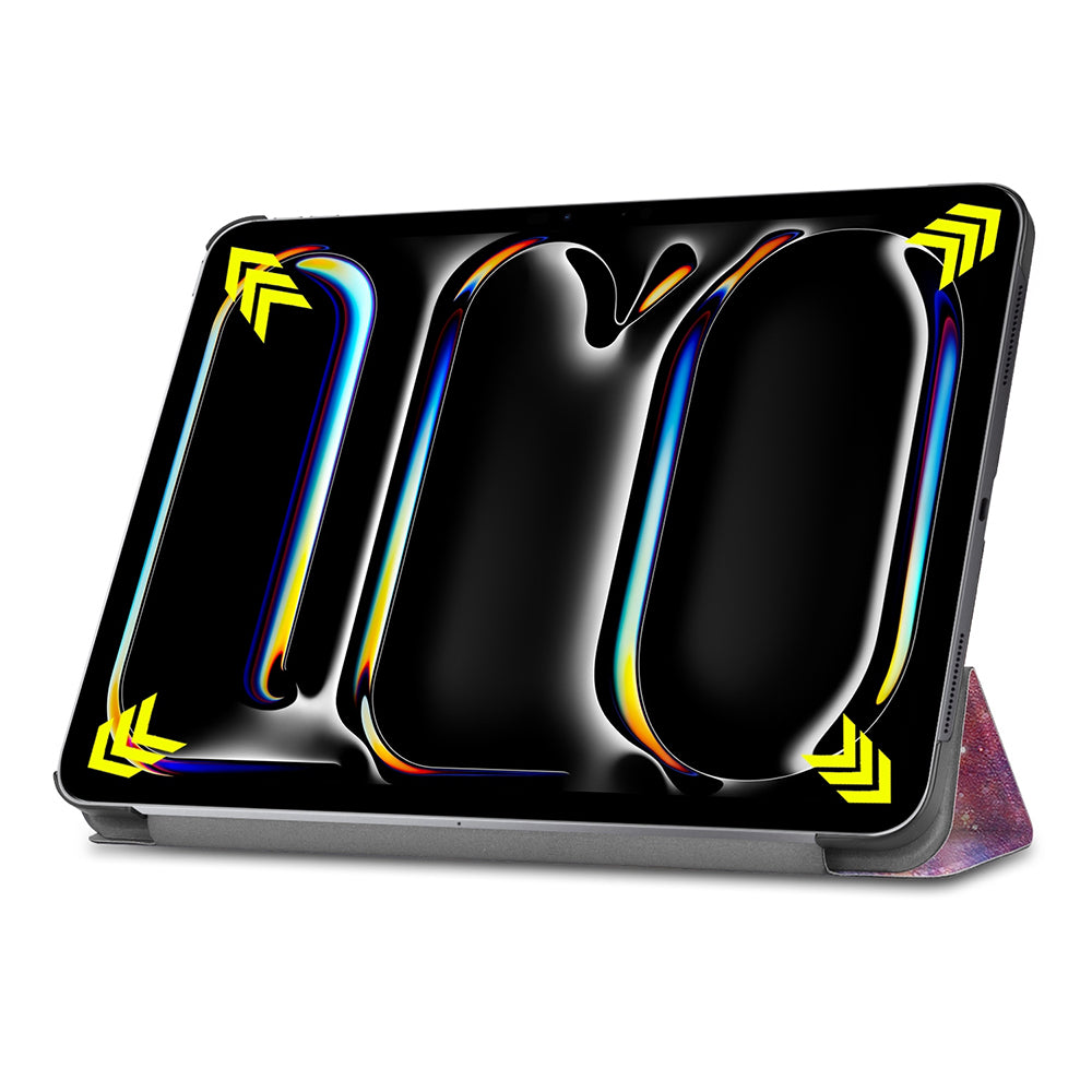 Custodia per Apple iPad Pro 11 (2024), Techsuit, FoldPro Galaxy, Multicolore