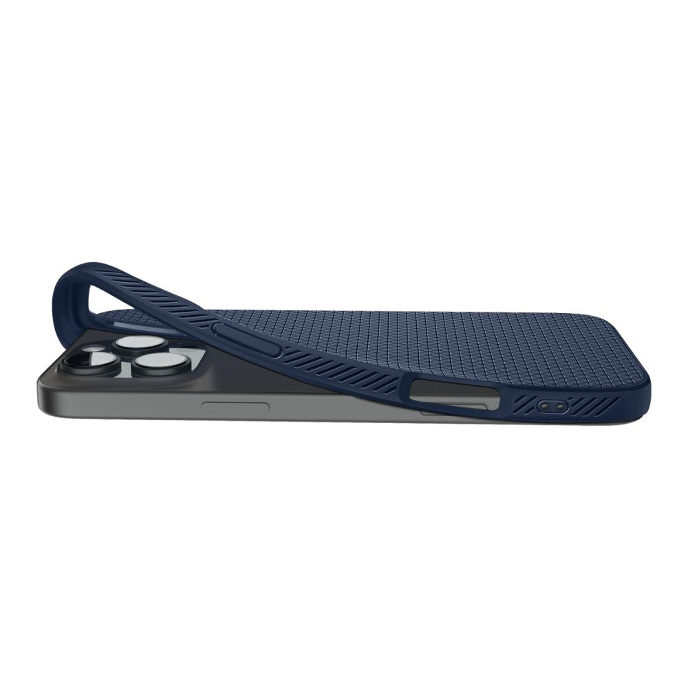 Custodia per Apple iPhone 16 Pro Max, Spigen, Liquid Air, Blu ACS07989