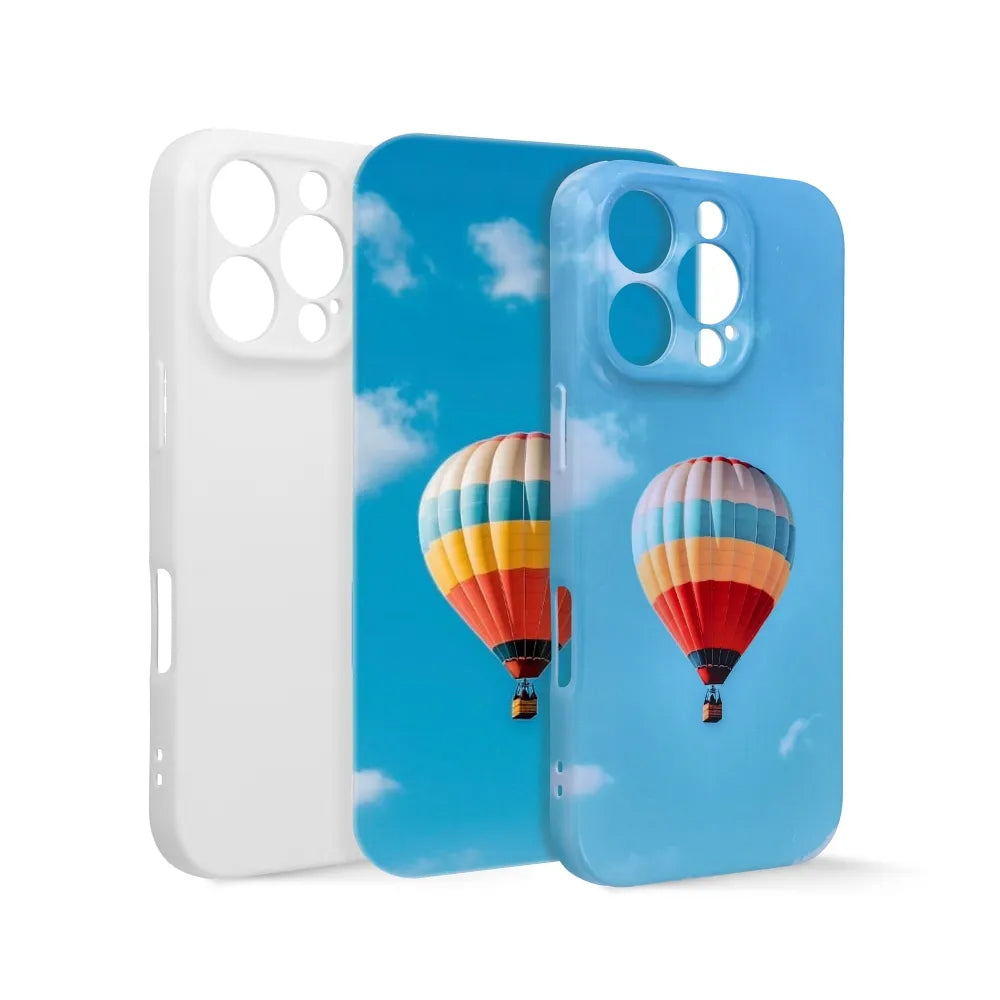 Custodia per sublimazione Apple iPhone 16 Pro Max, OEM, Morbida, Bianca
