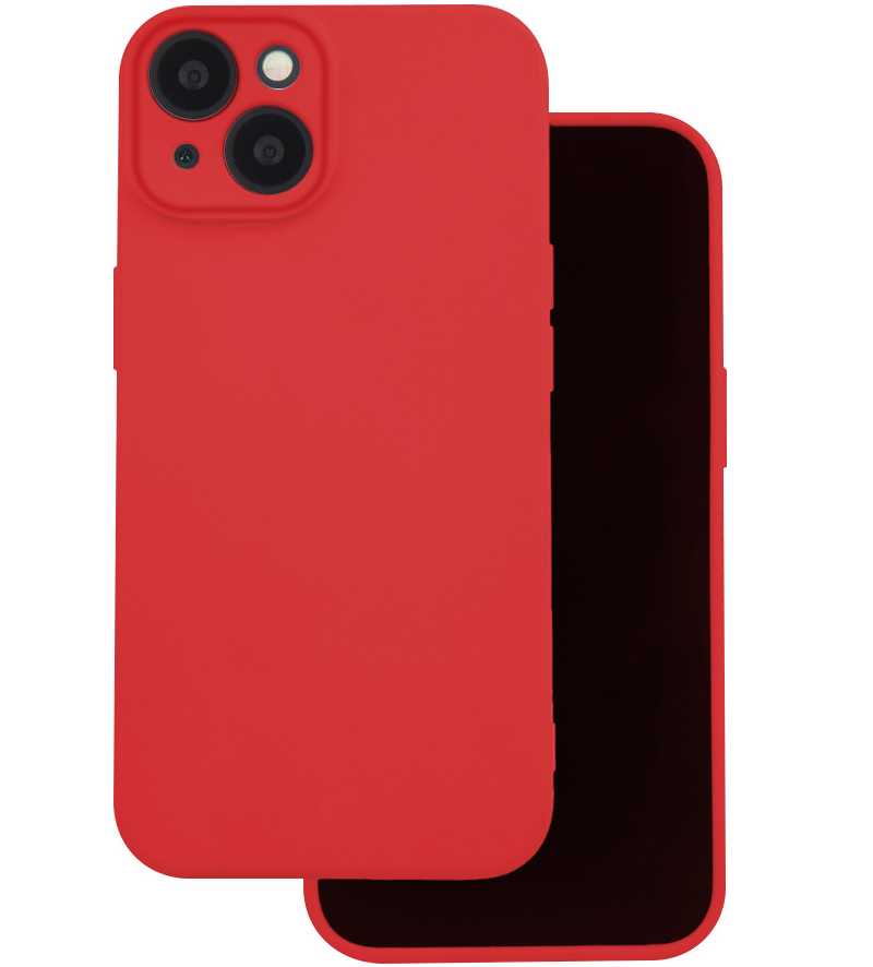 Custodia per Apple iPhone 18 Pro Max / 17 Pro Max, OEM, Silicone, Rossa