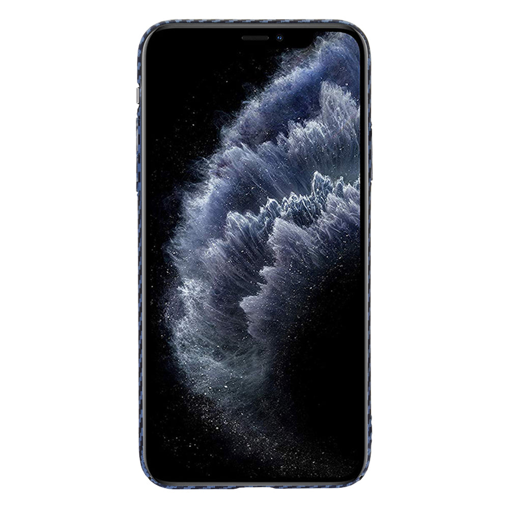 Custodia per Apple iPhone 11 Pro Max, Techsuit, Carbonite FiberShell, Turchese