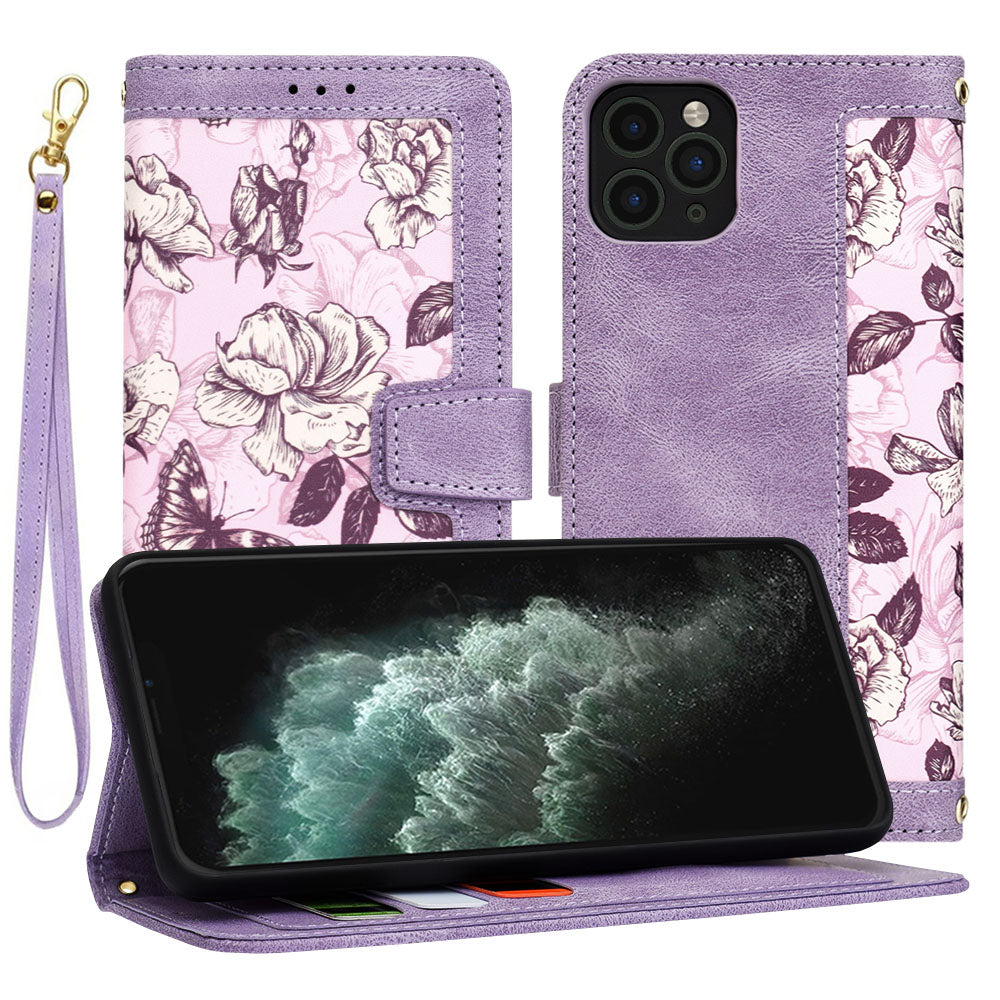 Custodia per Apple iPhone 11 Pro Max, Techsuit, FlipCraft, Viola