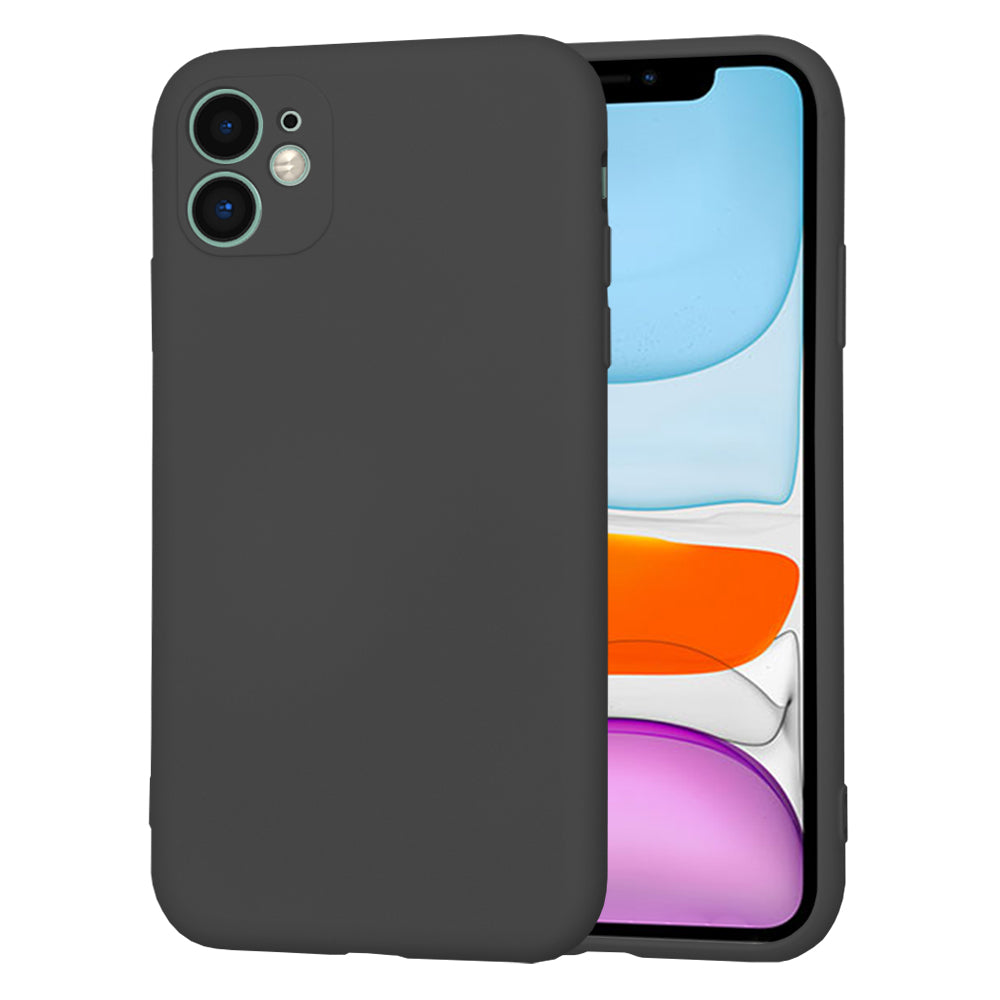 Custodia per Apple iPhone 11, Techsuit, SoftFlex, Nera