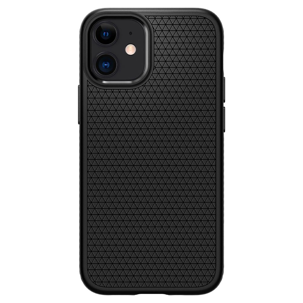 Custodia per Apple iPhone 12 / 12 Pro, Spigen, Liquid Air, Nera