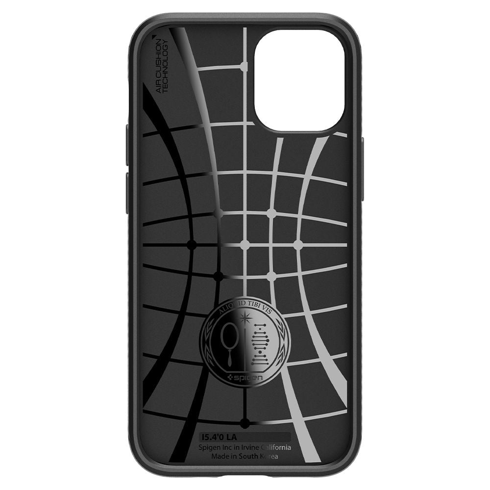 Custodia per Apple iPhone 12 / 12 Pro, Spigen, Liquid Air, Nera