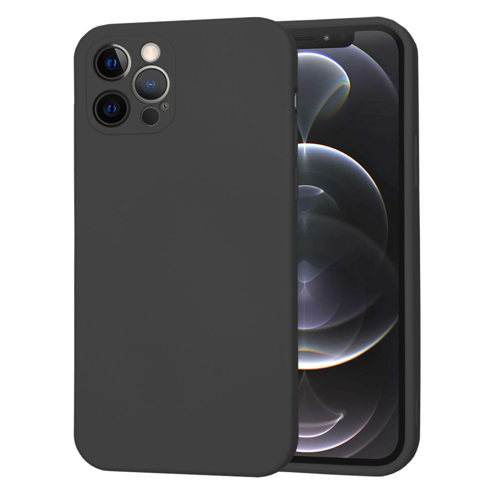 Custodia per Apple iPhone 12 Pro, Techsuit, SoftFlex, Nera