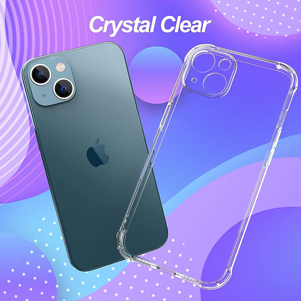 Custodia per Apple iPhone 13 mini, Techsuit, Shockproof Clear, Trasparente