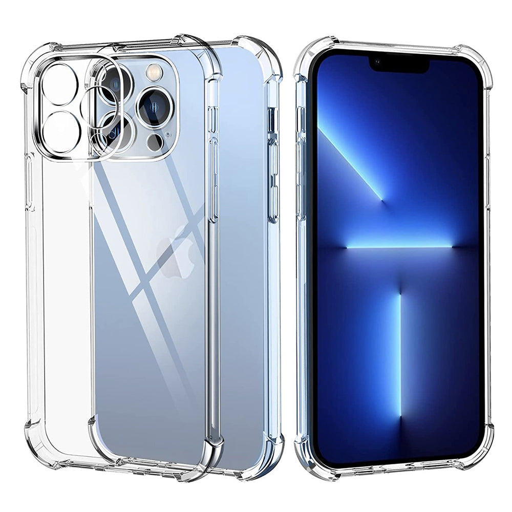 Custodia per Apple iPhone 13 Pro Max, Techsuit, Shockproof Clear, Trasparente