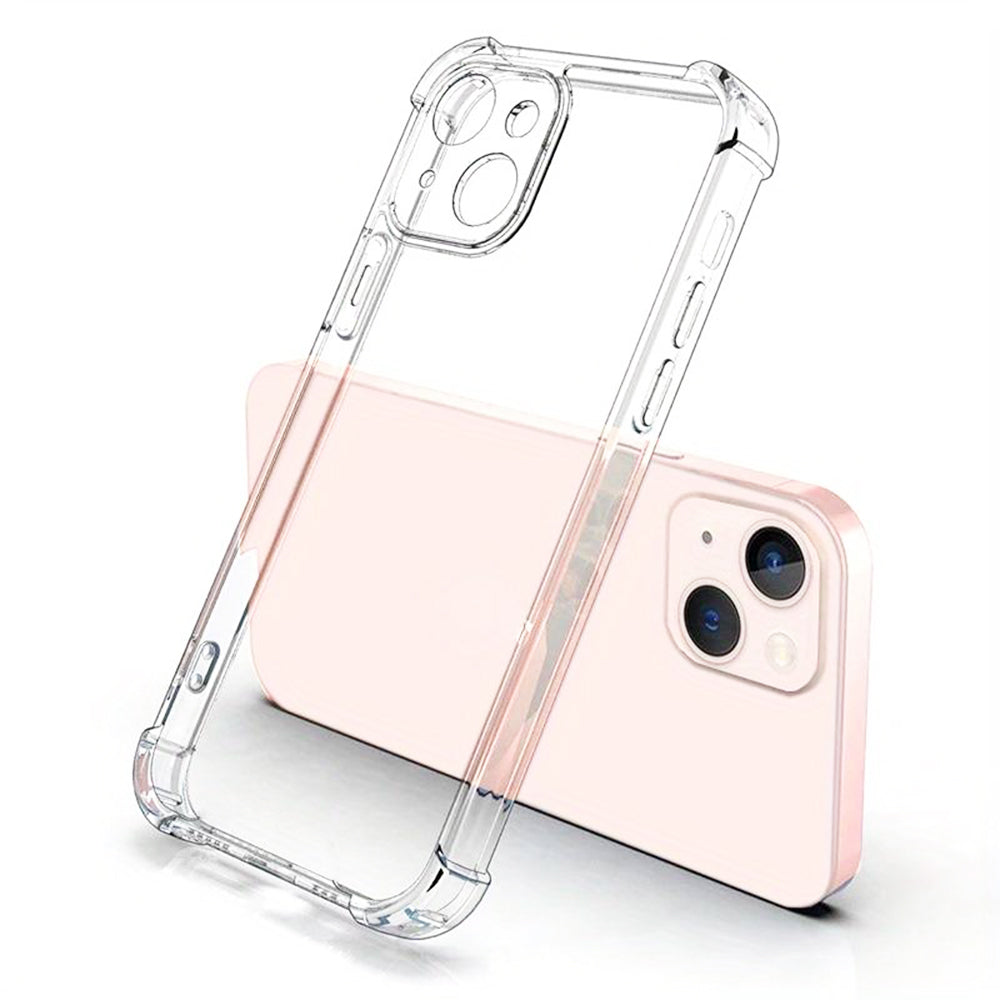 Custodia per Apple iPhone 13, Techsuit, Shockproof Clear, Trasparente