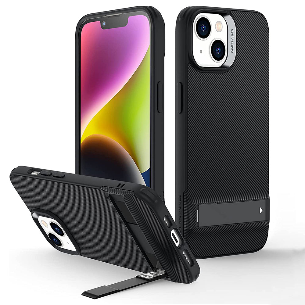 Custodia per Apple iPhone 14 Plus, ESR, Air Shield Boost Kickstand, Nera