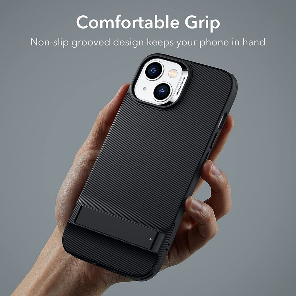 Custodia per Apple iPhone 14 Plus, ESR, Air Shield Boost Kickstand, Nera