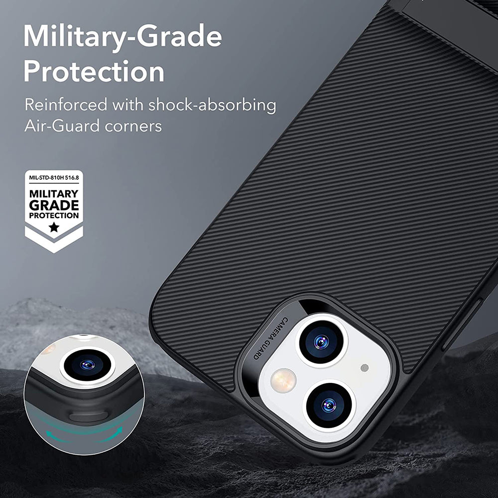 Custodia per Apple iPhone 14 Plus, ESR, Air Shield Boost Kickstand, Nera