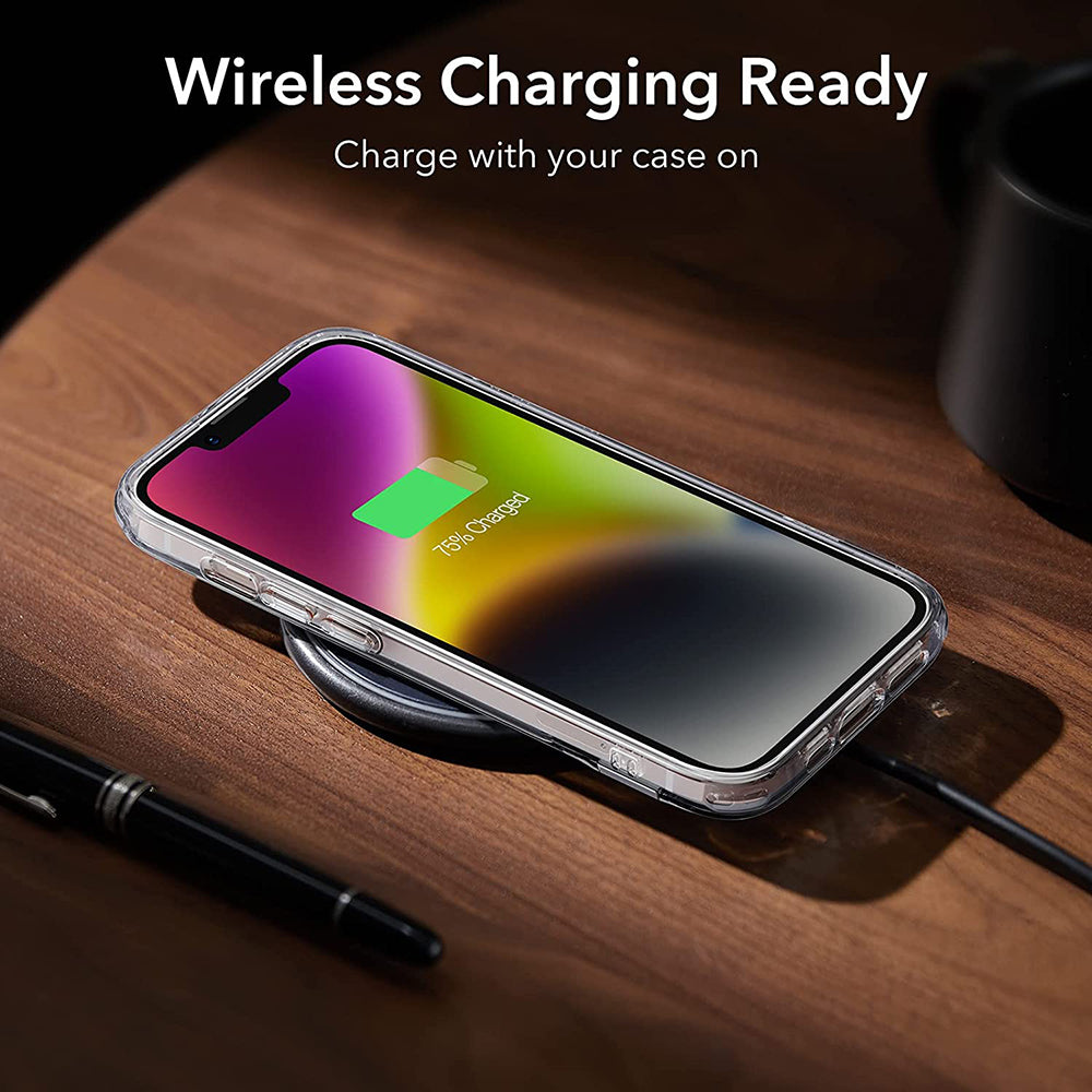 Custodia per Apple iPhone 14 Plus, ESR, Air Shield Boost Kickstand, Trasparente