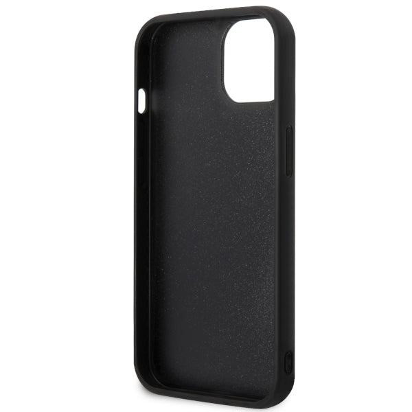 Custodia per Apple iPhone 14 Plus, Karl Lagerfeld, 3D Rubber Ikonik Karl, Nera