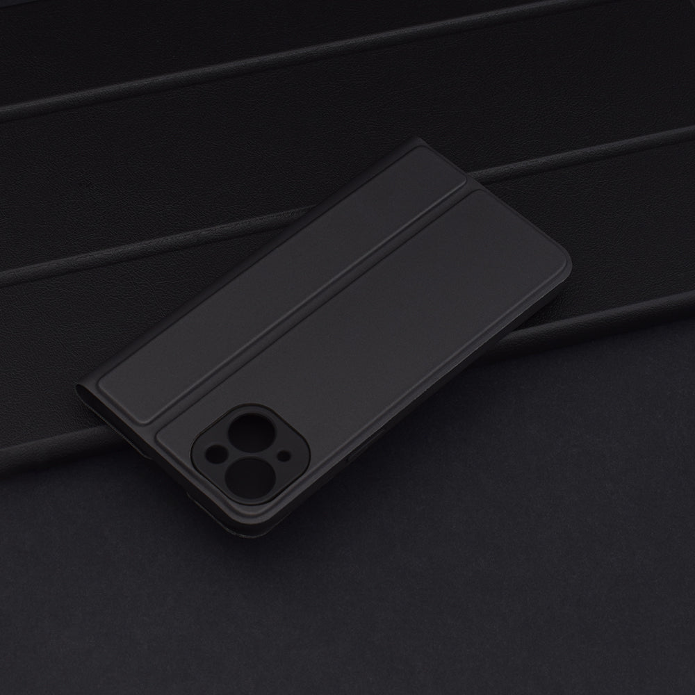 Custodia per Apple iPhone 14 Plus, Techsuit, Magskin Book, Nera