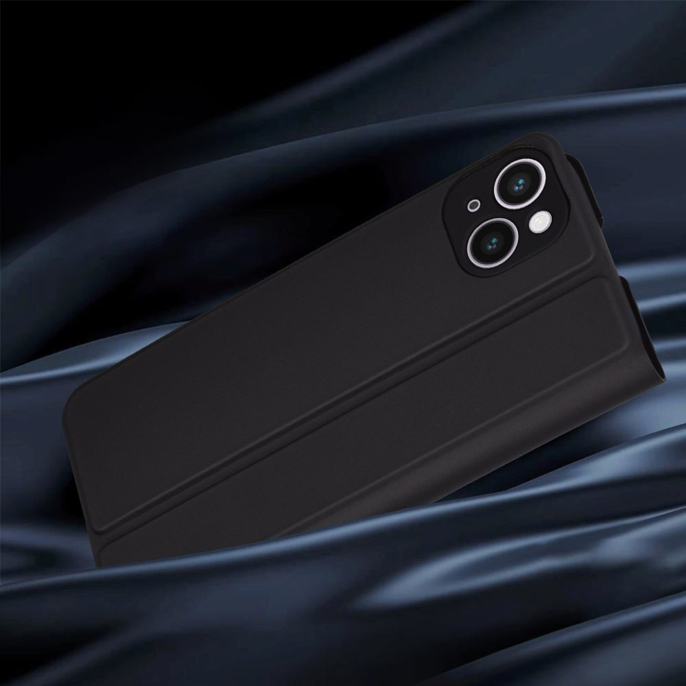 Custodia per Apple iPhone 14 Plus, Techsuit, Magskin Book, Nera