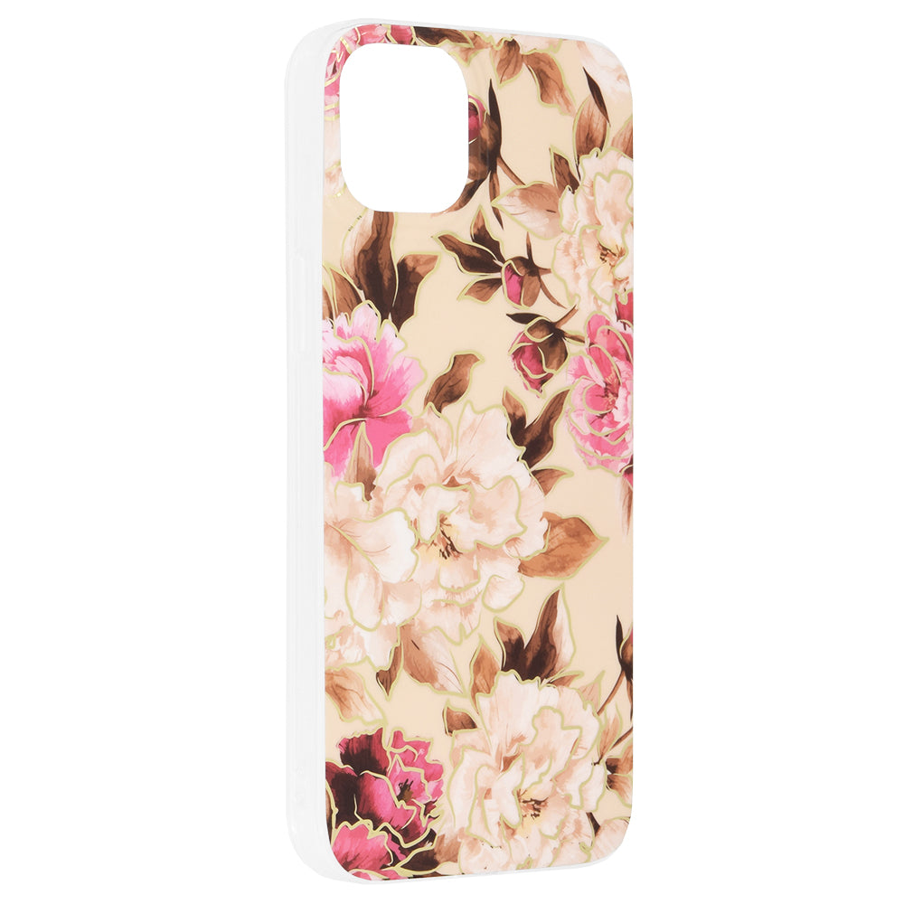 Custodia per Apple iPhone 14 Plus, Techsuit, Marble, Beige