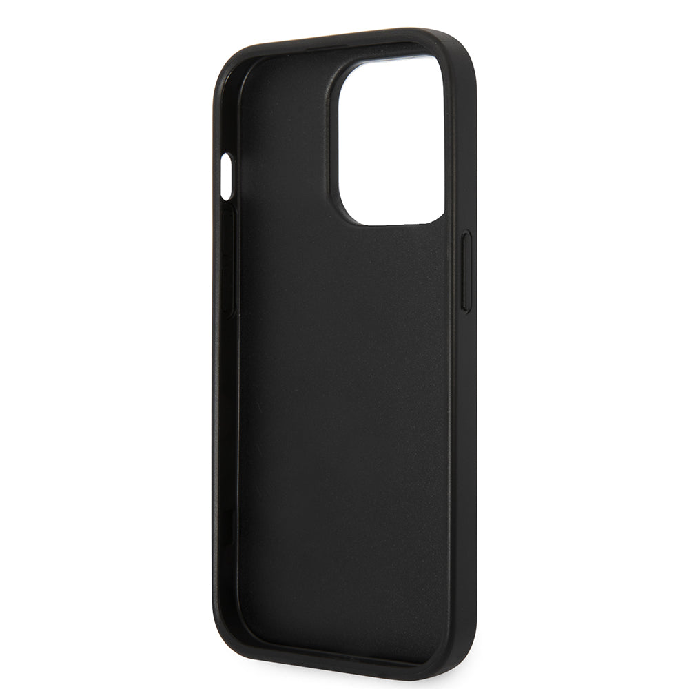 Custodia per Apple iPhone 14 Pro Max, Karl Lagerfeld, Saffiano Choupette's Head, Argento