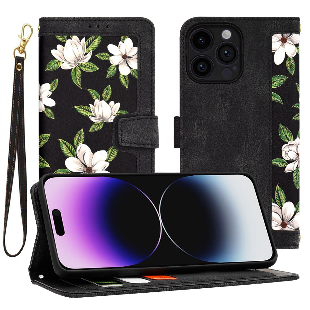 Custodia per Apple iPhone 14 Pro Max, Techsuit, FlipCraft, Nera