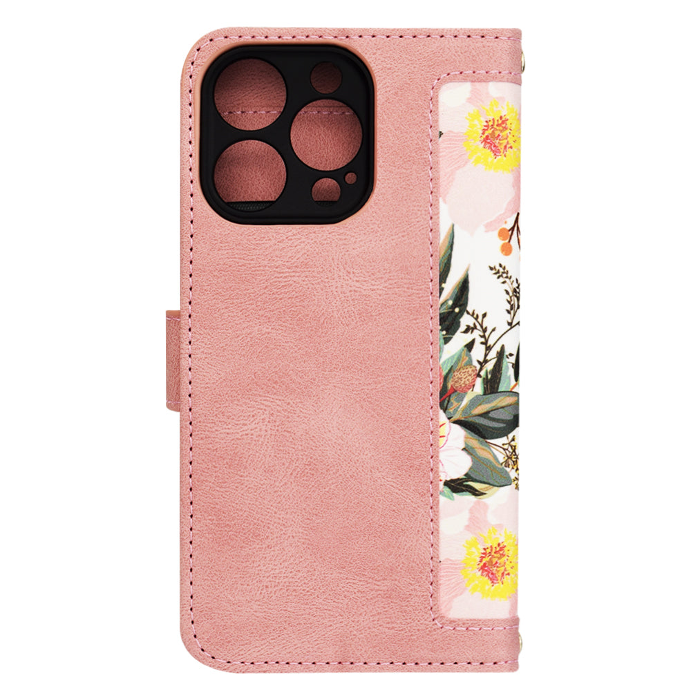 Custodia per Apple iPhone 14 Pro, Techsuit, FlipCraft, Rosa