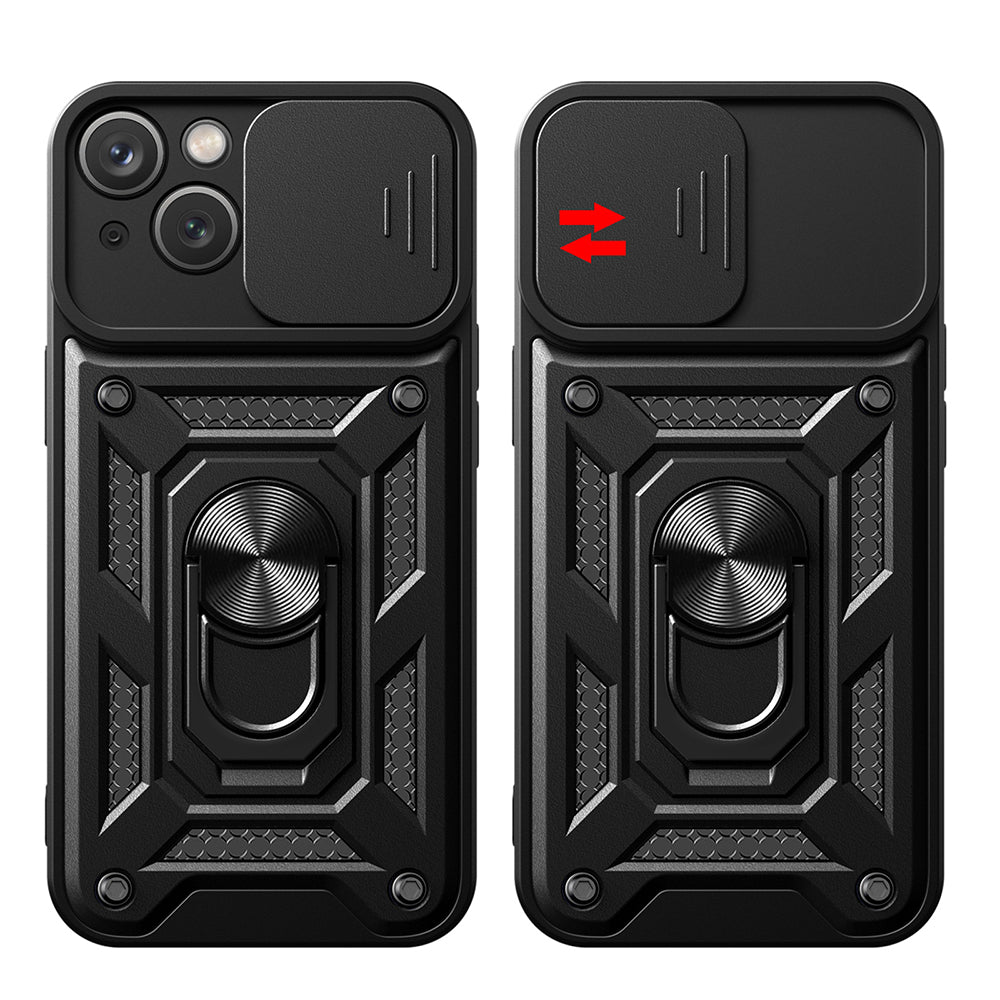 Custodia per Apple iPhone 15 Plus, Techsuit, CamShield, Blu