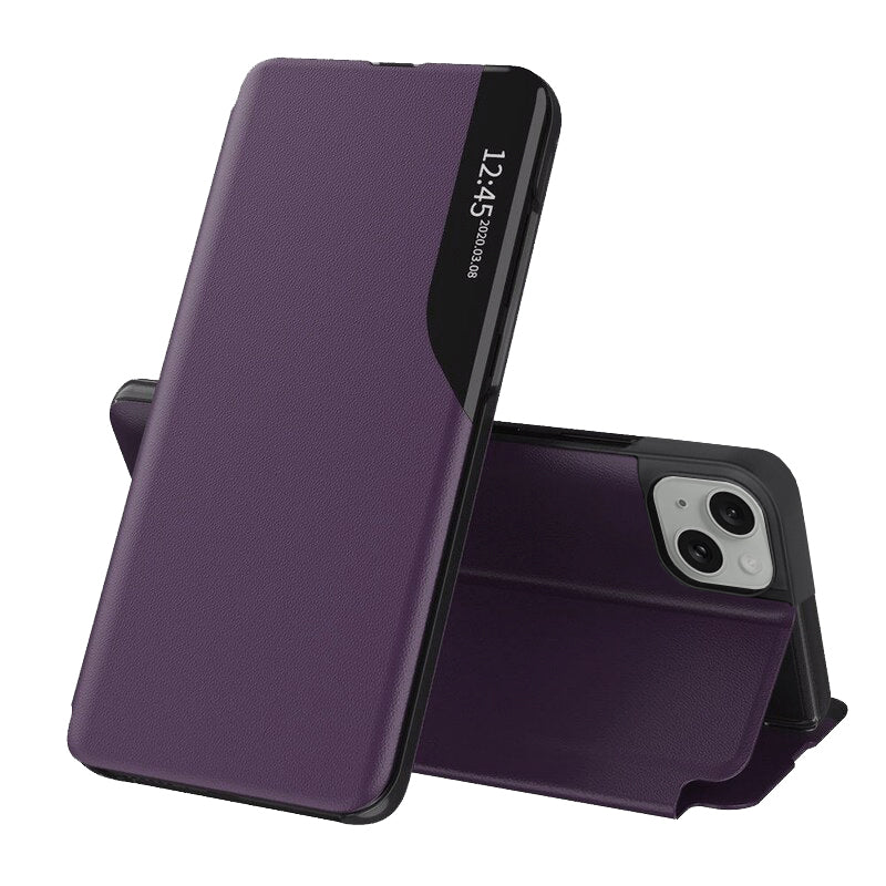 Custodia per Apple iPhone 15 Plus, Techsuit, eFold, Viola