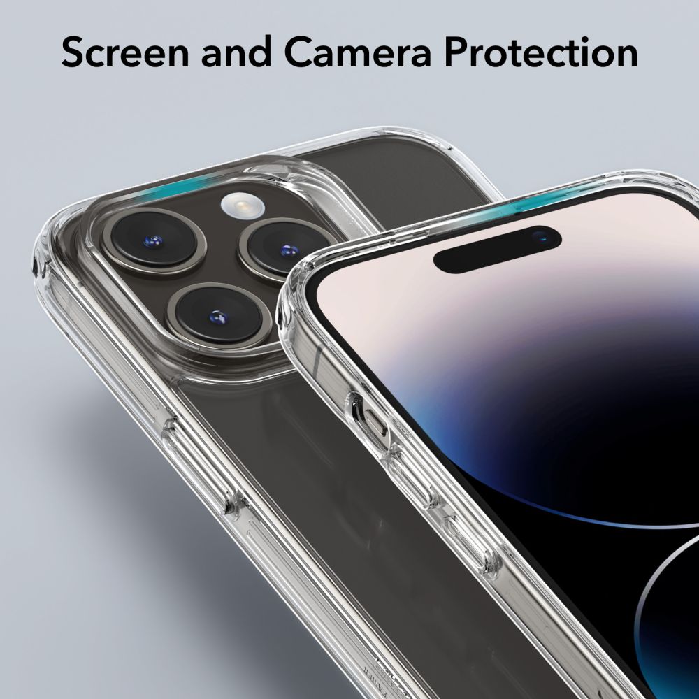 Custodia per Apple iPhone 15 Pro, ESR, Ice Shield, Trasparente