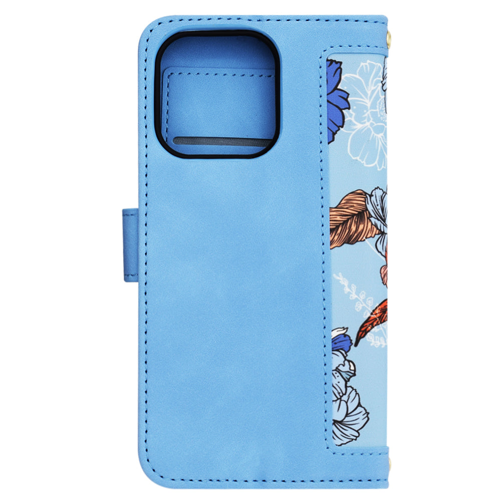 Custodia per Apple iPhone 15 Pro, Techsuit, FlipCraft, Blu