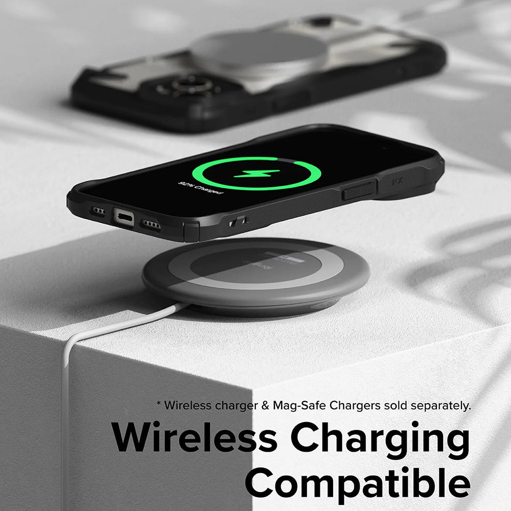 Custodia per Apple iPhone 15, Ringke, Fusion X, Nera