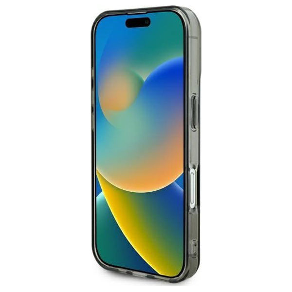 Custodia per Apple iPhone 16, Guess, IML Heart, Nera