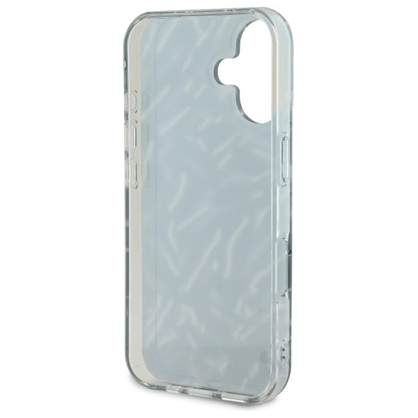 Custodia per Apple iPhone 16, Karl Lagerfeld, Zebra con Cinturino, Viola