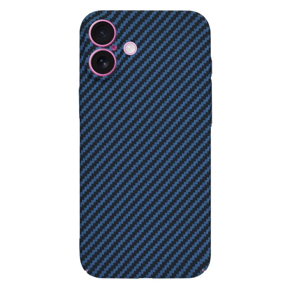 Custodia per Apple iPhone 16 Plus, Techsuit, Carbonite FiberShell, Turchese