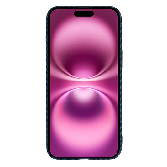 Custodia per Apple iPhone 16 Plus, Techsuit, Carbonite FiberShell, Turchese