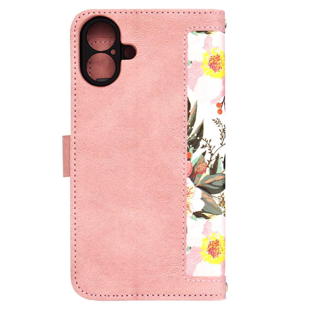 Custodia per Apple iPhone 16 Plus, Techsuit, FlipCraft, Rosa