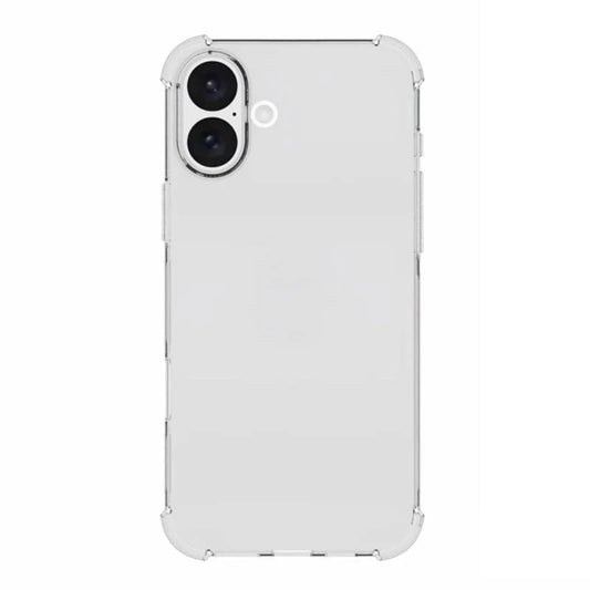 Custodia per Apple iPhone 16 Plus, Techsuit, Shockproof Clear (Foro Grande per Obiettivo), Trasparente