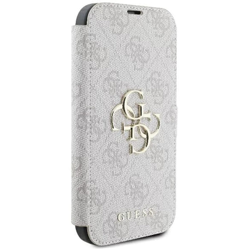 Custodia per Apple iPhone 16 Pro Max, Guess, 4G Book, Rosa