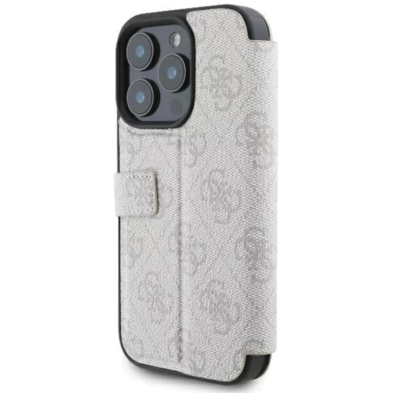 Custodia per Apple iPhone 16 Pro Max, Guess, 4G Book, Rosa