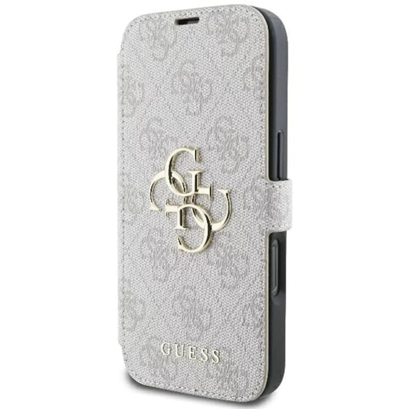 Custodia per Apple iPhone 16 Pro Max, Guess, 4G Book, Rosa