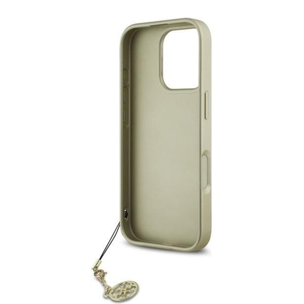 Custodia per Apple iPhone 16 Pro Max, Guess, 4G Charm, Nera
