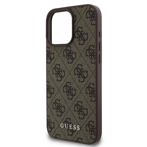 Custodia per Apple iPhone 16 Pro Max, Guess, 4G Classic, Rosa