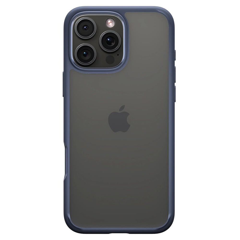 Custodia per Apple iPhone 16 Pro Max, Spigen, Ultra Hybrid, Blu Navy