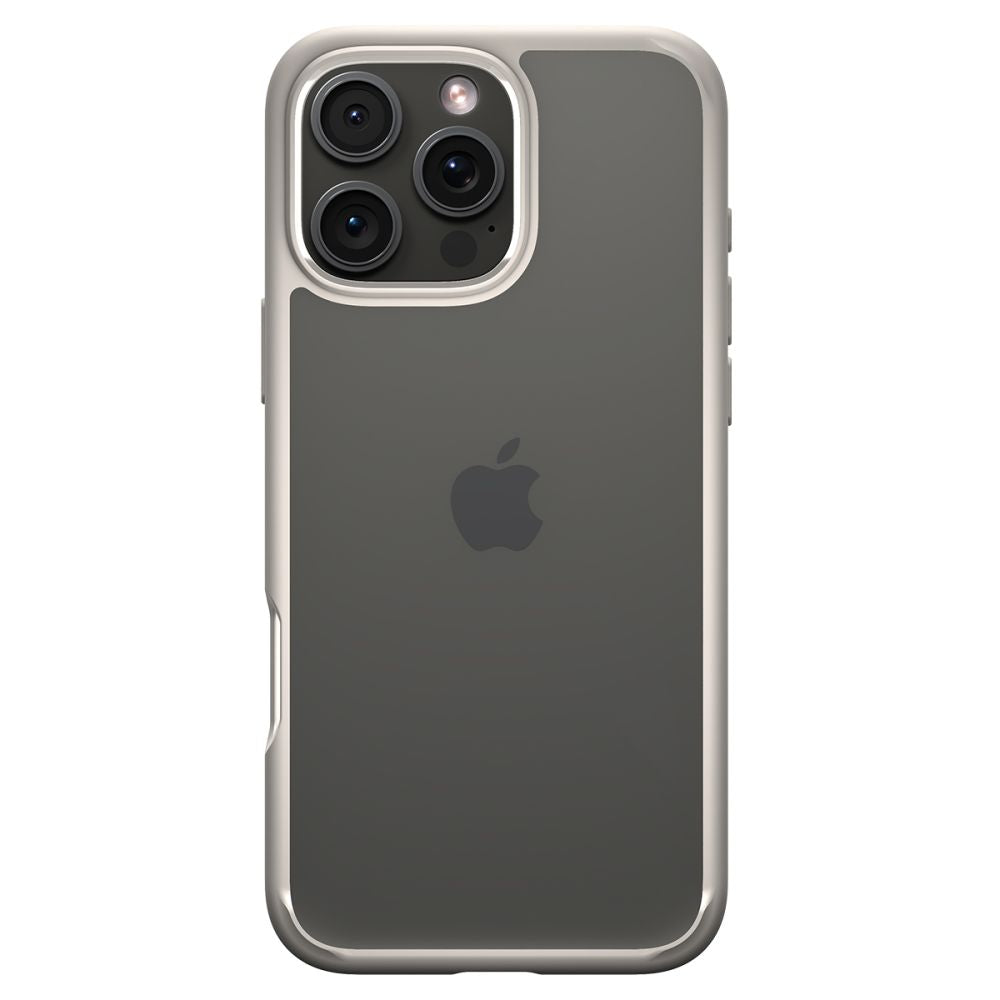 Custodia per Apple iPhone 16 Pro, Spigen, Ultra Hybrid, Beige ACS08127