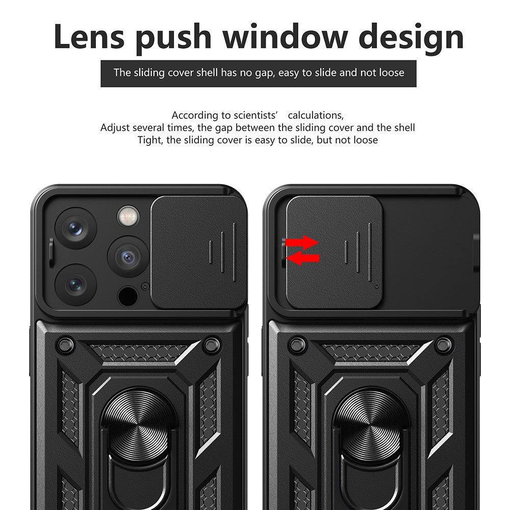 Custodia per Apple iPhone 16 Pro, Techsuit, CamShield, Blu
