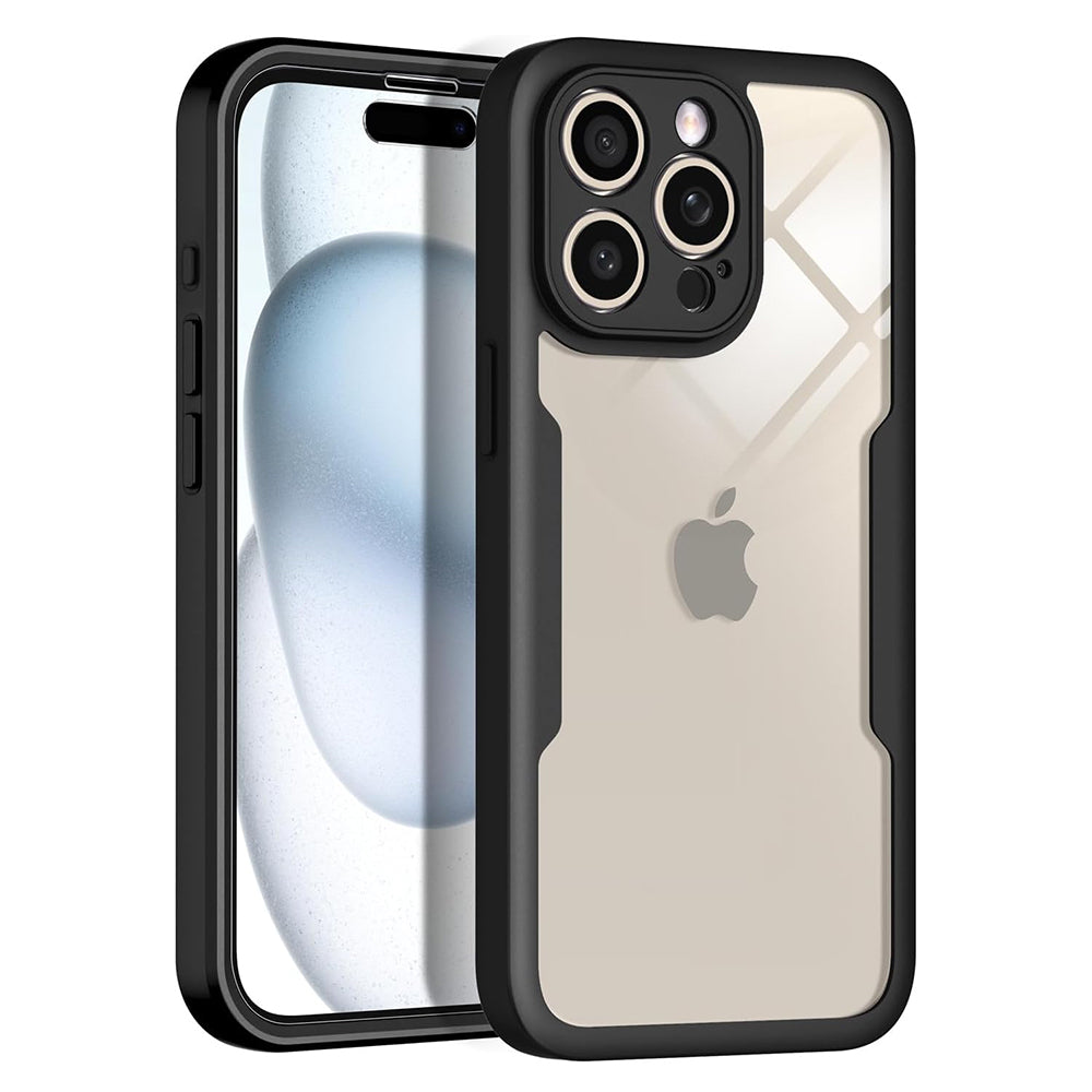 Custodia per Apple iPhone 16 Pro, Techsuit, ColorVerse 360, Blu
